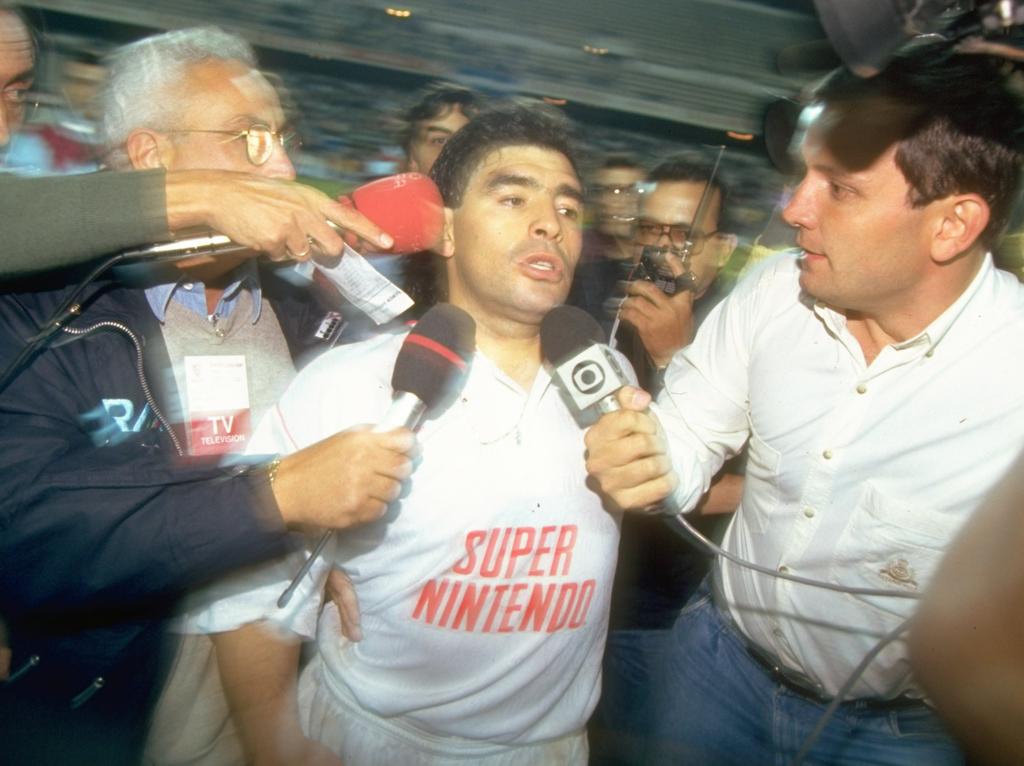 Diego Maradona war 1992 beim HSV im Gespräch Diego Maradona war 1992 beim HSV im Gespräch