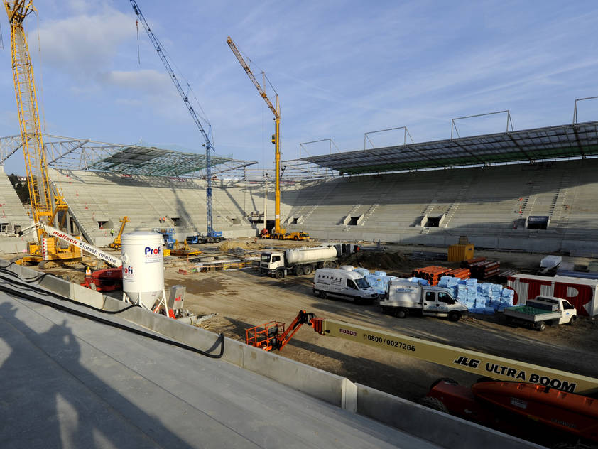 Baustelle Allianz-Stadion