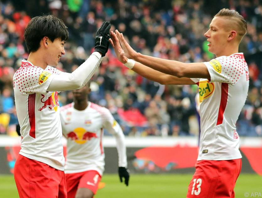 Salzburg bejubelte den zweiten 5:0-Erfolg der Saison