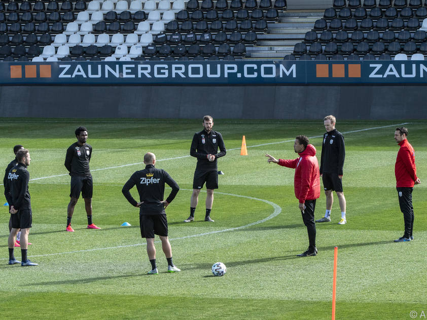 Der LASK kehrt als erstes Team der Bundesliga auf den Rasen zurück