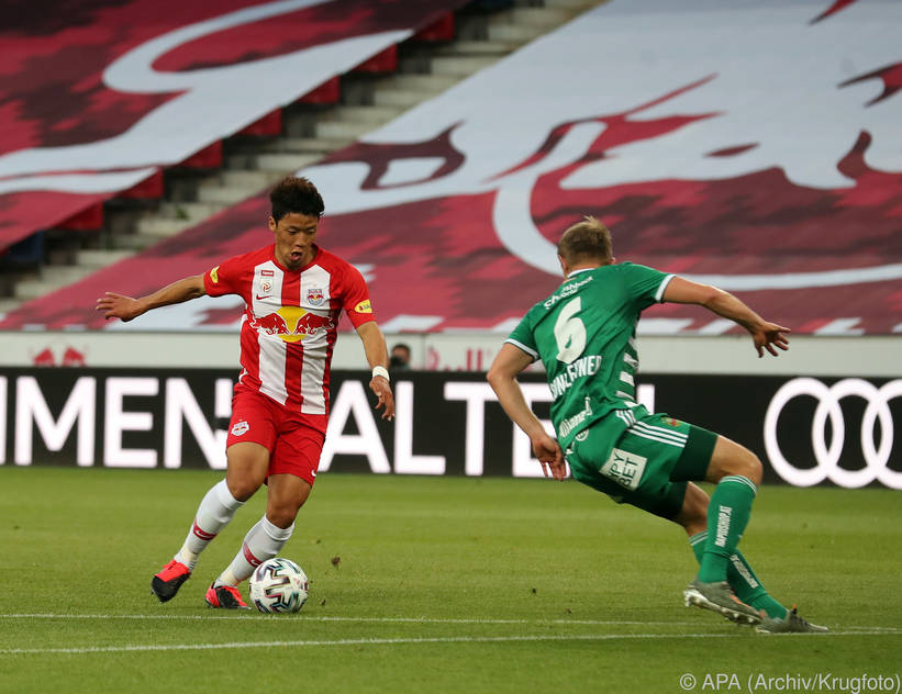 Gegen Salzburg mussten gleich drei Spieler von Rapid verletzungsbedingt raus