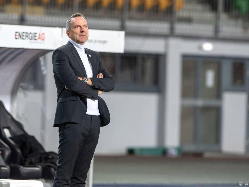LASK-Trainer Dominik Thalhammer konnte zufrieden sein