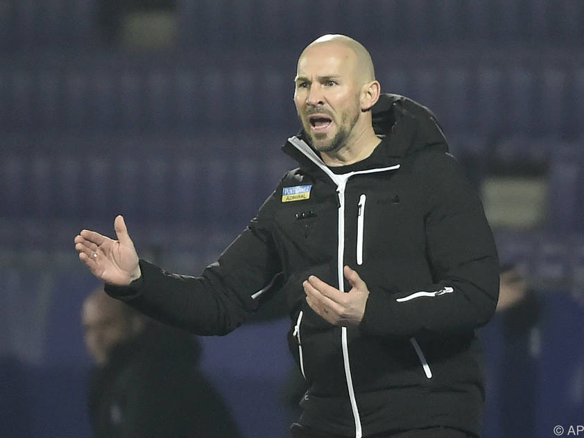 Sturm-Trainer Christian Ilzer kann zufrieden sein Sturm-Trainer Christian Ilzer kann zufrieden sein