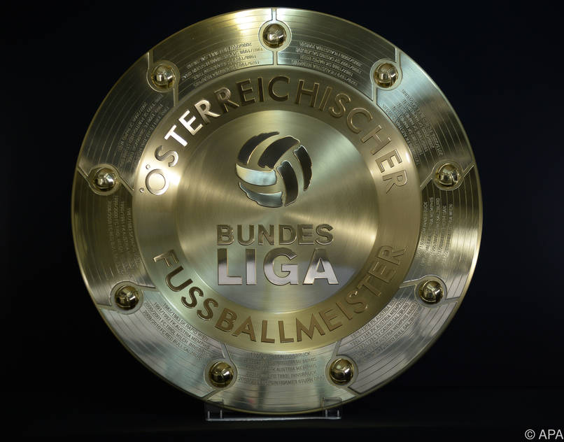 Der Meisterteller der Fußball-Bundesliga