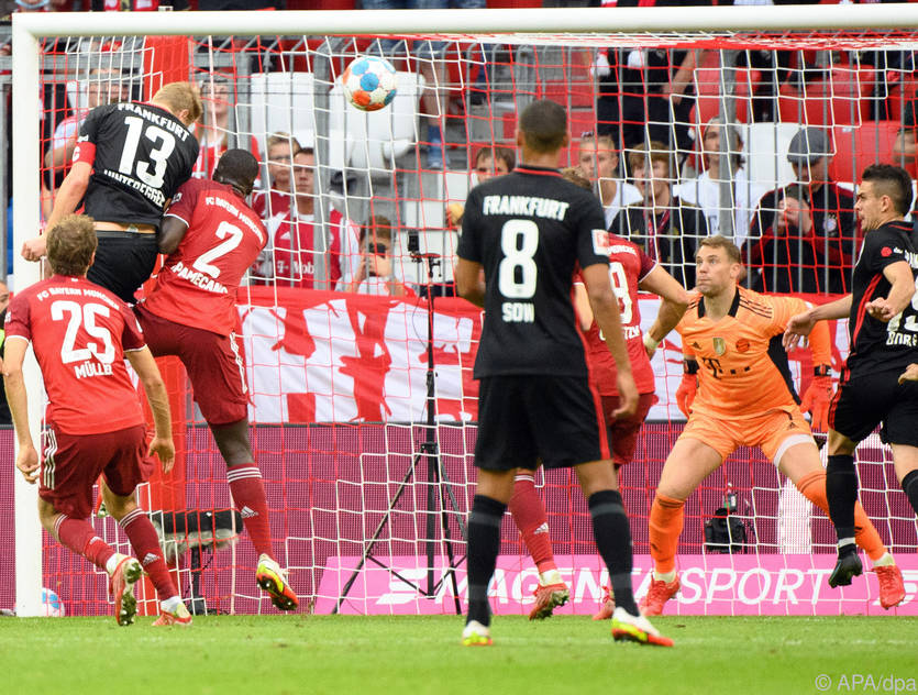 Hinteregger erzielte gegen Bayern den Ausgleich für Frankfurt
