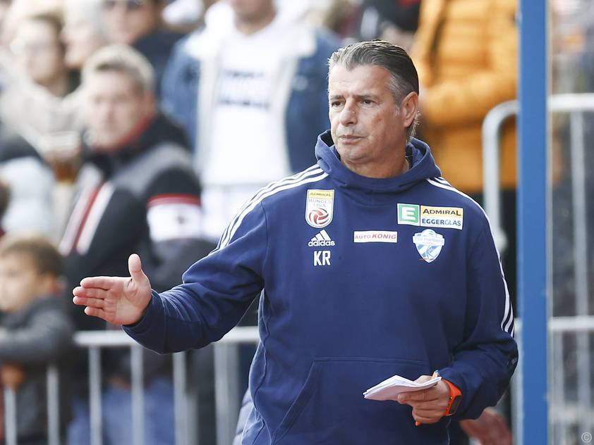 Hartberg und Trainer Russ sind aktuell 