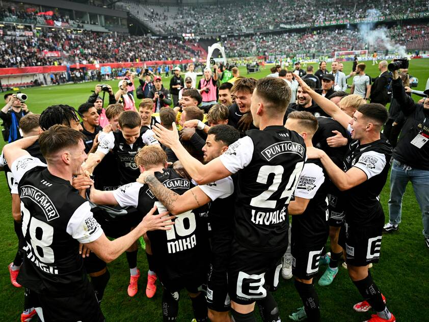 Sturm Graz feiert das Double Sturm Graz feiert das Double