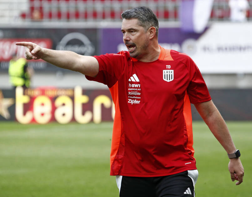 LASK-Coach Darazs vermeidet Kampfansagen LASK-Coach Darazs vermeidet Kampfansagen