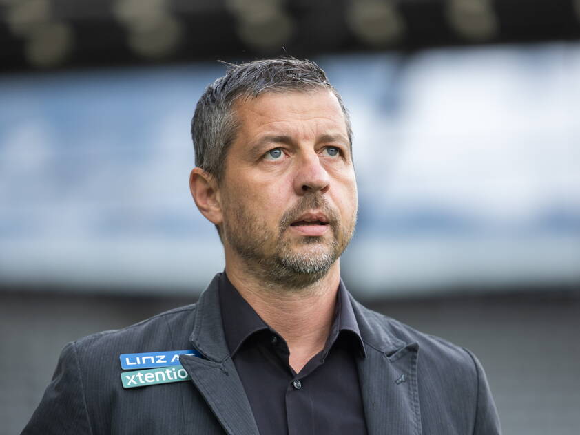 Blau-Weiß-Coach Scheiblehner hofft gegen WAC auf drei Punkte Blau-Weiß-Coach Scheiblehner hofft gegen WAC auf drei Punkte