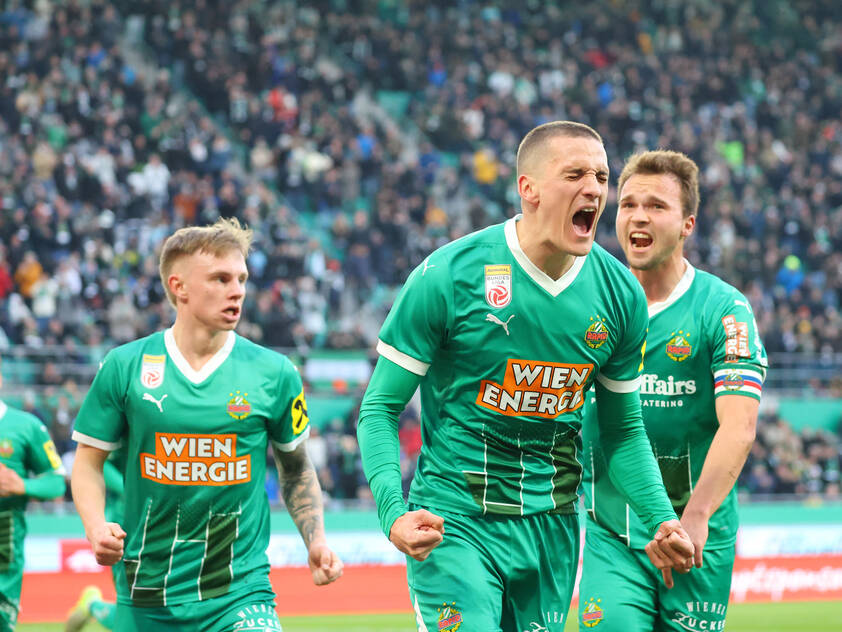 Cvetkovic war an zwei Rapid-Treffern beteiligt Cvetkovic war an zwei Rapid-Treffern beteiligt