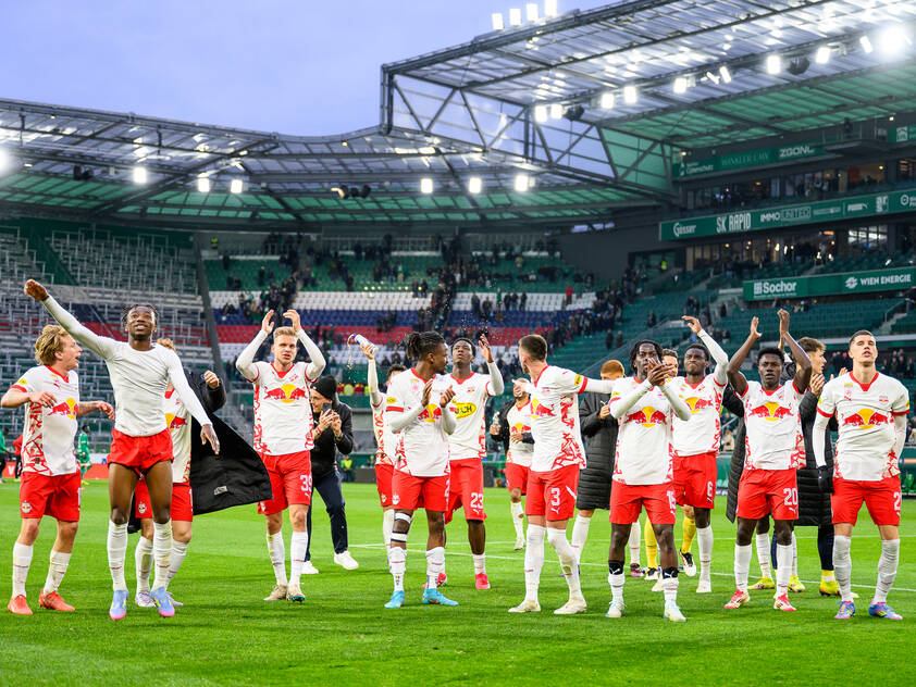Die Salzburger sind seit elf Ligaspielen ungeschlagen Die Salzburger sind seit elf Ligaspielen ungeschlagen