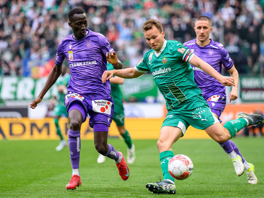 Seidl erzielte das 1:0 für Rapid Seidl erzielte das 1:0 für Rapid