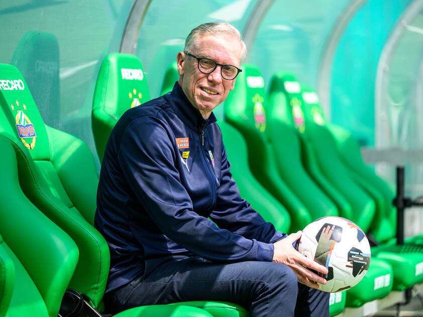 Peter Stöger will das Potenzial Rapids zur Geltung bringen Peter Stöger will das Potenzial Rapids zur Geltung bringen