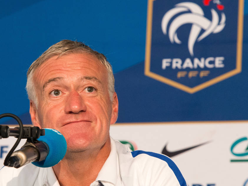Frankreichs Trainer Didier Deschamps in Neustift im Stubaital