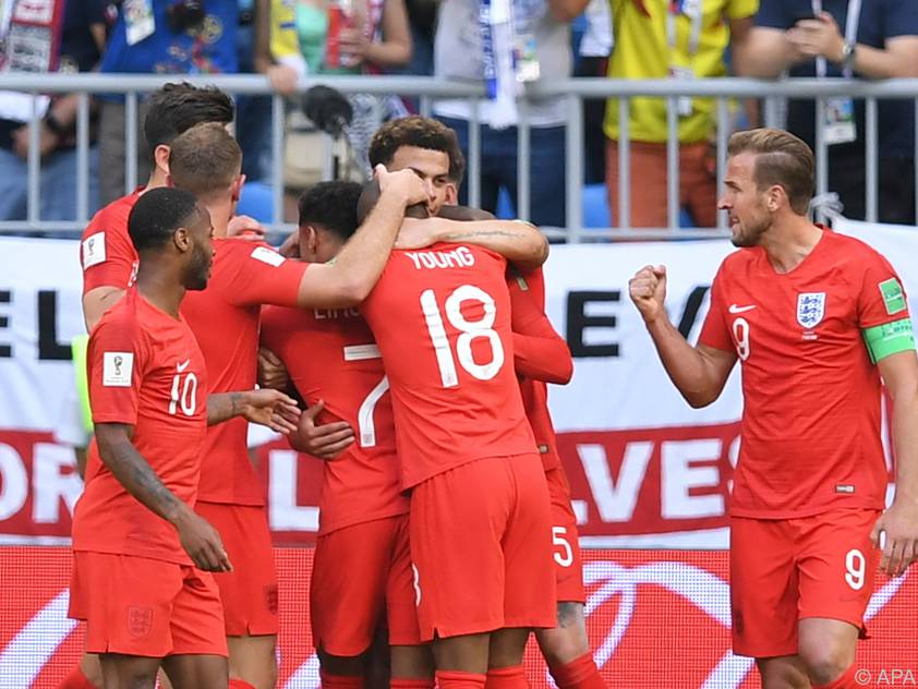 England steht bei der WM-Endrunde unter den besten vier