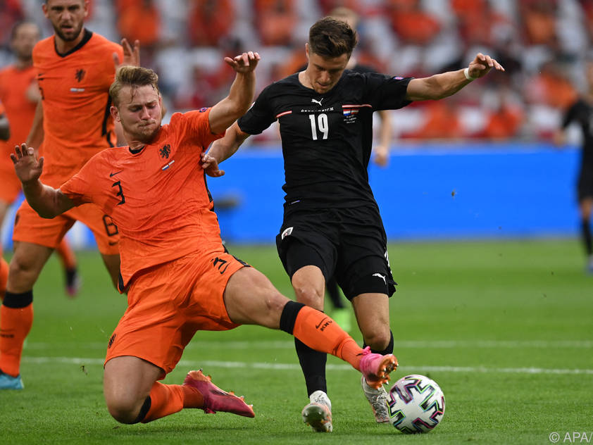 Für Baumgartner gab es gegen Niederlande-Star De Ligt kein Durchkommen