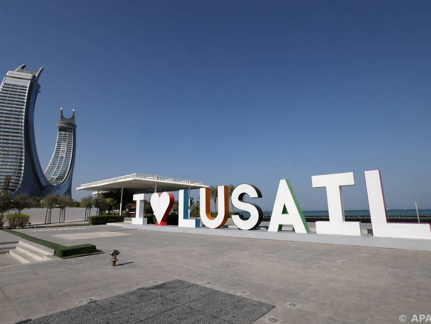 Die Katara Towers der Küstenstadt Lusail