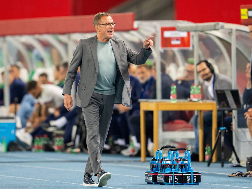 Rangnick hat mit seinem Team zuletzt sechs Siege in Serie gefeiert Rangnick hat mit seinem Team zuletzt sechs Siege in Serie gefeiert