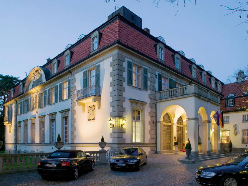 Schlosshotel Berlin als mondäne ÖFB-Unterkunft