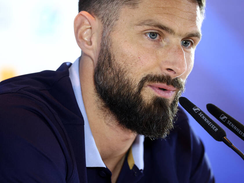 Olivier Giroud könnte Mbappé am Freitag gegen die Niederlande ersetzen Olivier Giroud könnte Mbappé am Freitag gegen die Niederlande ersetzen