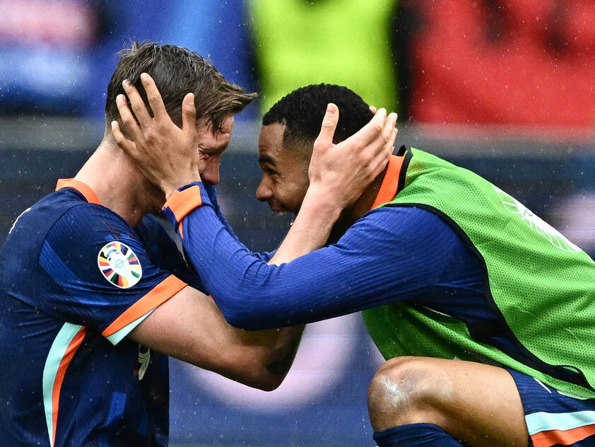 Weghorst und Gakpo wollen gegen Österreich wieder gemeinsam jubeln Weghorst und Gakpo wollen gegen Österreich wieder gemeinsam jubeln