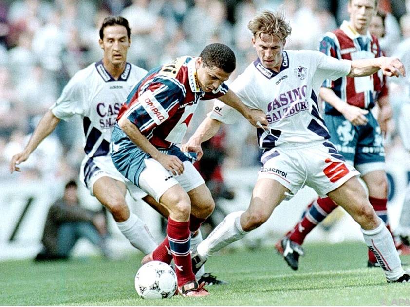 Historisch: Struber (m.) im Trikot der Austria Historisch: Struber (m.) im Trikot der Austria