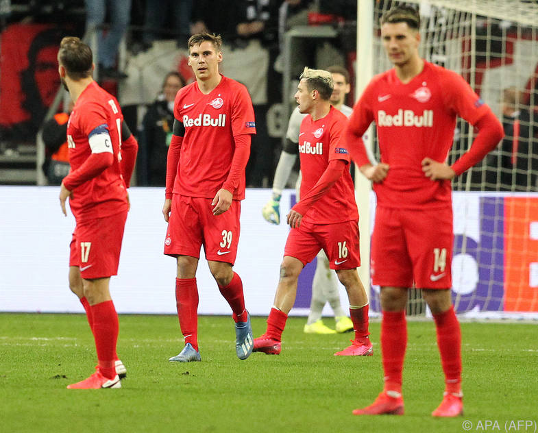 Salzburg musste sich gegen Frankfurt klar geschlagen geben