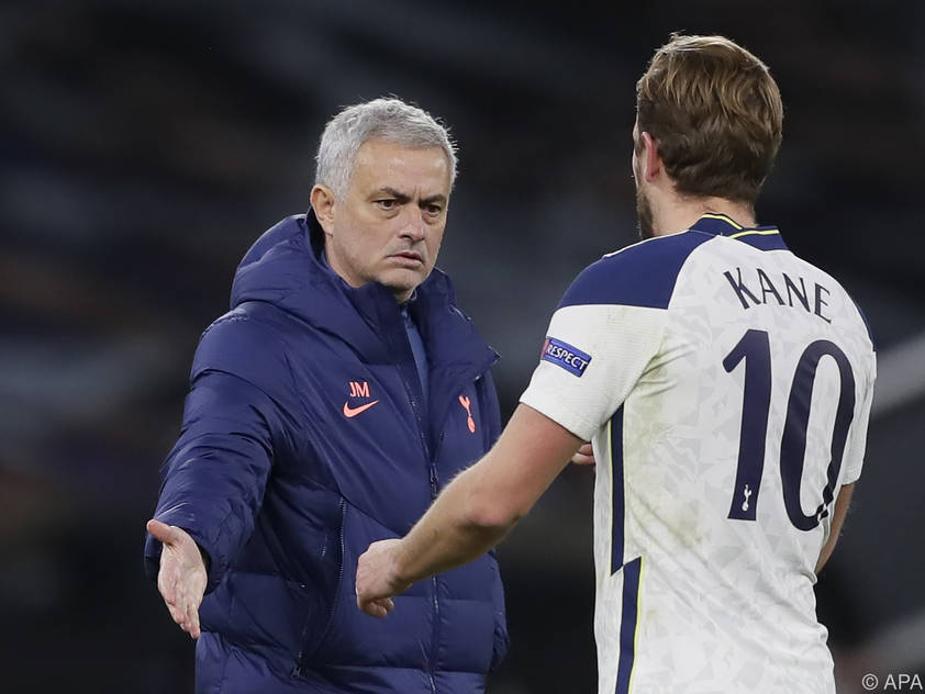 José Mourinho und Harry Kane, zwei der vielen klingenden Namen bei WAC-Gegner Tottenham