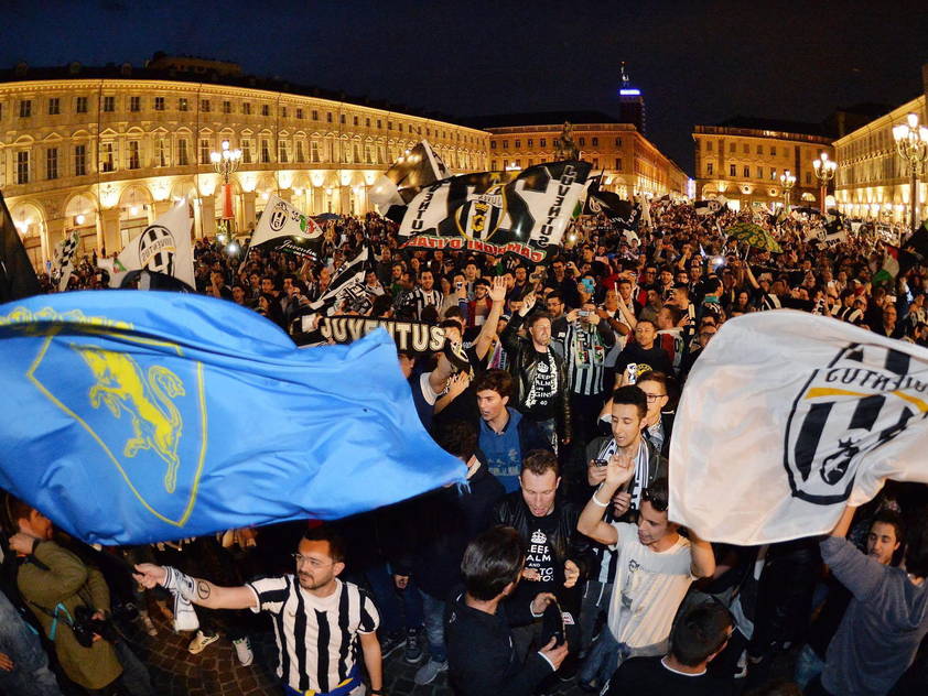 Die Fans in Turin wollen ihre Feiern prolongieren