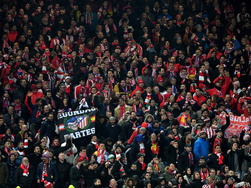 Das Match zwischen Liverpool und Atlético Madrid fand noch im vollen Stadion statt