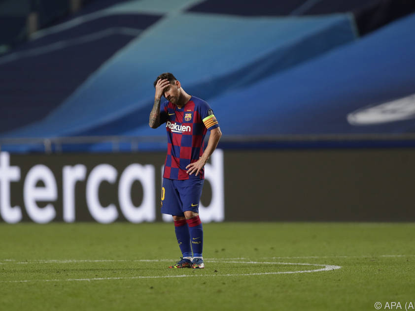 Ein bitterer Abend für Barça-Star Lionel Messi
