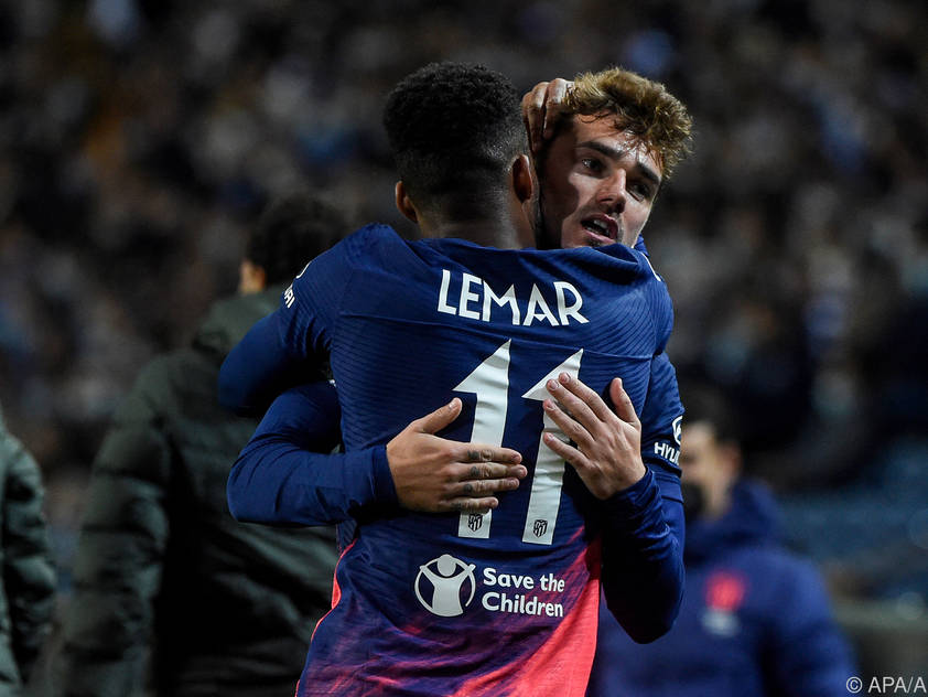 Griezmann und Co. durften über den Aufstieg jubeln Griezmann und Co. durften über den Aufstieg jubeln