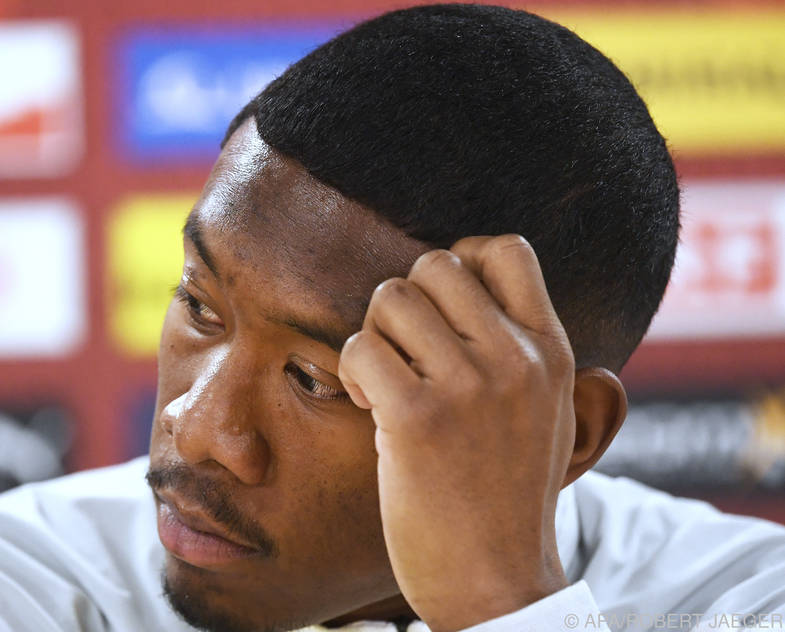 David Alaba ist angeschlagen. David Alaba ist angeschlagen.