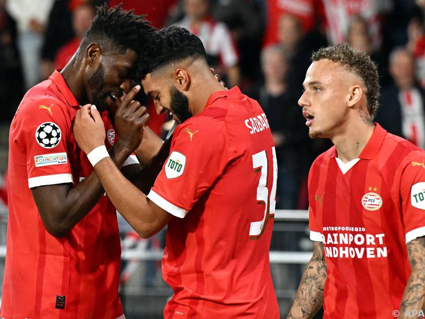 Eindhoven bejubelte Einzug in Champions-League-Gruppenphase