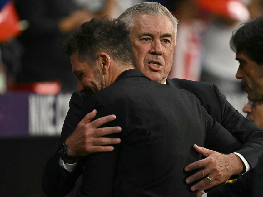 Champions-League-Duell zwischen Ancelottis Real und Simeones Atletico Champions-League-Duell zwischen Ancelottis Real und Simeones Atletico