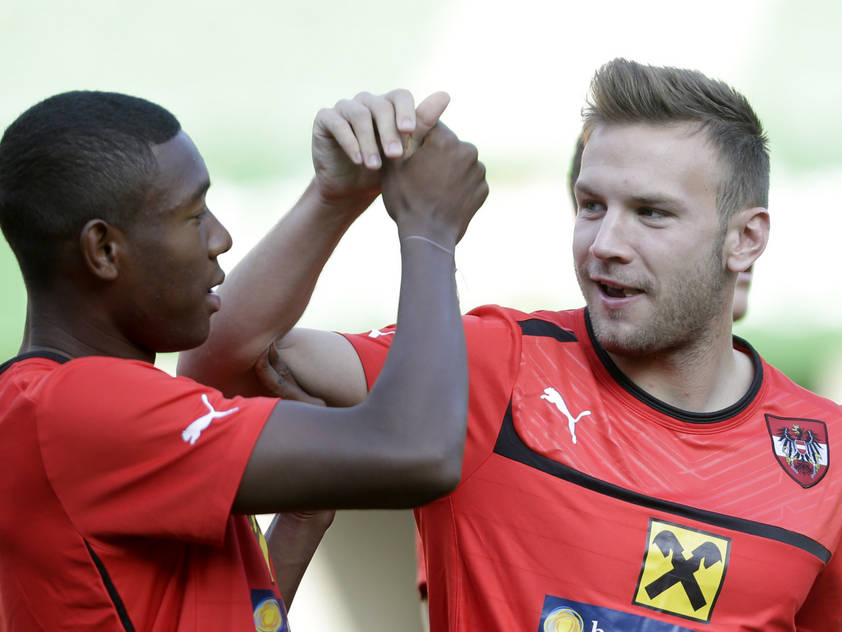 Andreas Weimann (re.) ist rechtzeitig fit - David Alaba (li.) fällt hingegen aus Andreas Weimann (re.) ist rechtzeitig fit - David Alaba (li.) fällt hingegen aus