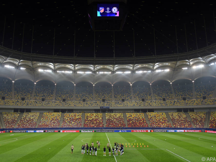 Hier menschenleer, bei der EM wohl teilweise gefüllt: Die Arena Națională von Bukarest Hier menschenleer, bei der EM wohl teilweise gefüllt: Die Arena Națională von Bukarest