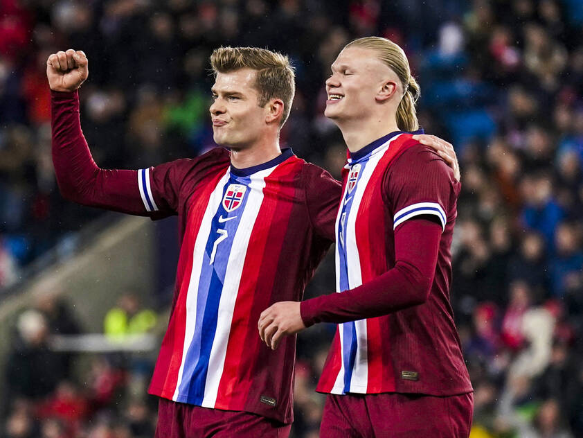 Norwegens Sturmduo Sörloth/Haaland zuletzt gegen ÖFB-Team siegreich Norwegens Sturmduo Sörloth/Haaland zuletzt gegen ÖFB-Team siegreich