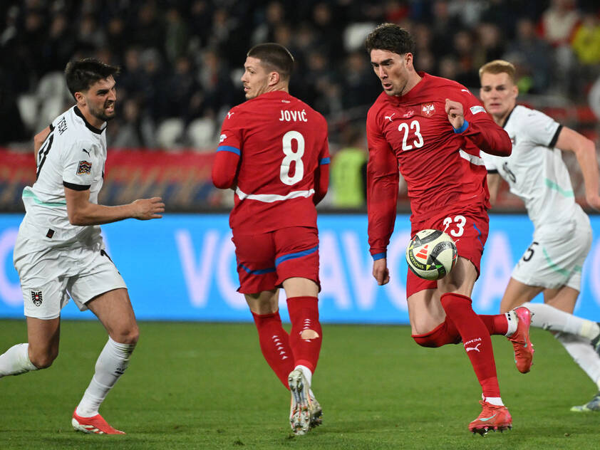 Serben für Österreich zu stark Serben für Österreich zu stark