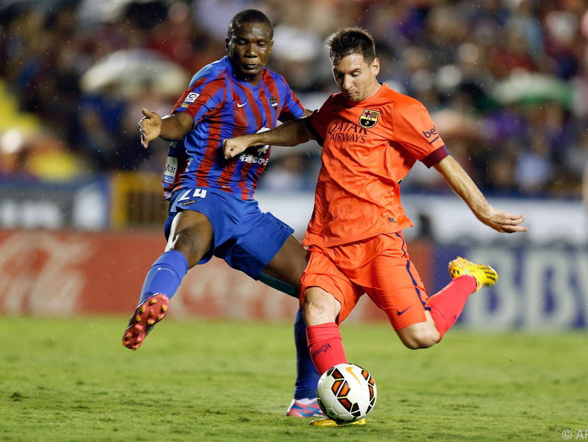 Messi vergab zunächst einen Elfmeter, durfte aber später doch ein Tor bejubeln
