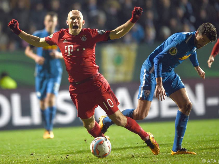 Arjen Robben in seiner Lieblingspose Arjen Robben in seiner Lieblingspose