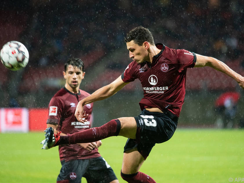 Georg Margreitter glich für den 1. FC Nürnberg aus Georg Margreitter glich für den 1. FC Nürnberg aus