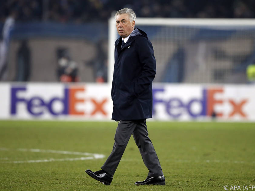 Die Hoffnung ist bei Napoli-Trainer Carlo Ancelotti nicht allzu groß