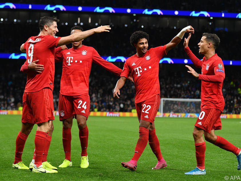 Die Bayern wollen ihr Hoch aus der Champions League mitnehmen