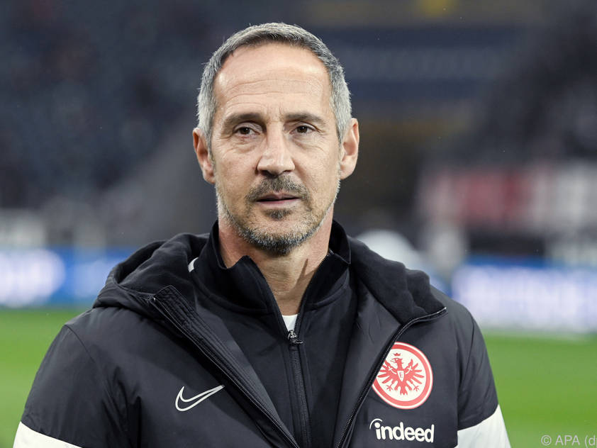 Adi Hütter will sich für die 1:6 Klatsche gegen Leverkusen revanchieren