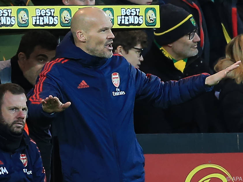 Kein Erfolgserlebnis für Arsenal-Interims-Coach Freddie Ljungberg Kein Erfolgserlebnis für Arsenal-Interims-Coach Freddie Ljungberg