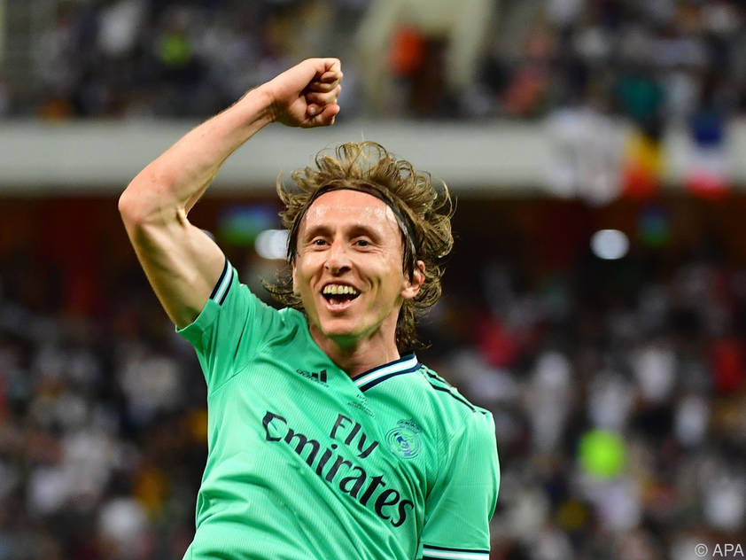 Luka Modric jubelt mit Real Madrid über den Finaleinzug