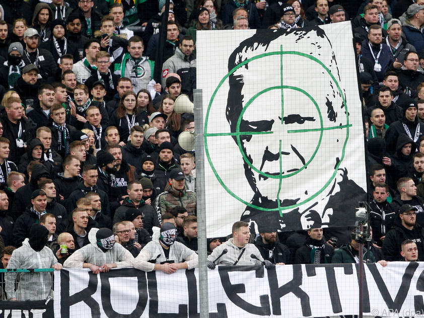 Das Skandal-Transparent im Borussia-Park