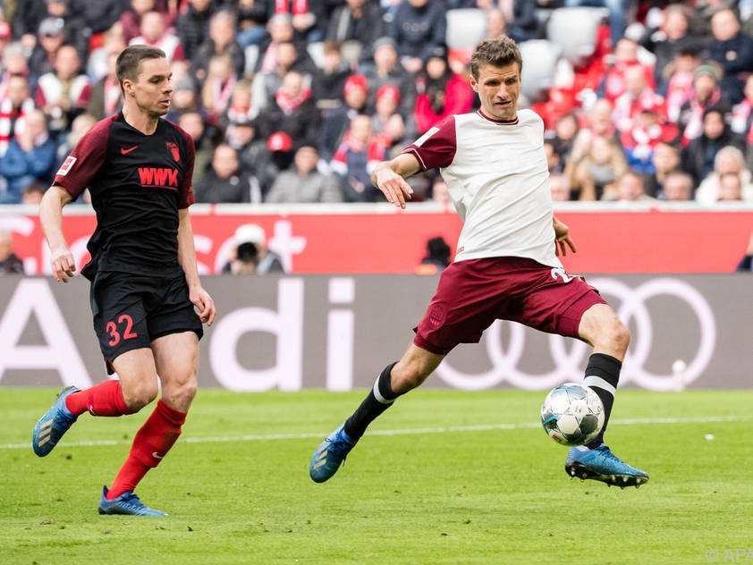 Thomas Müller (r.) erzielte das 1:0