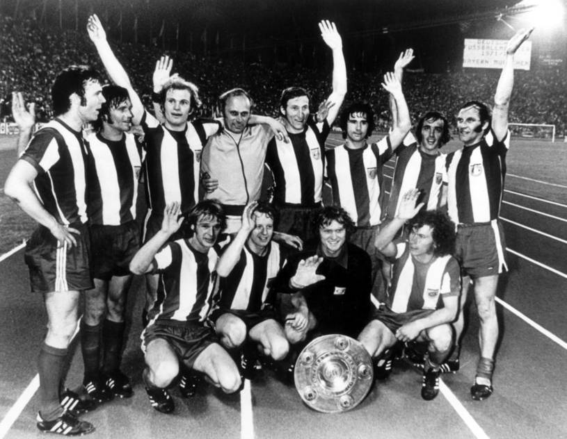 Die Bayern 1972 - Gerd Müller ist hinten der Dritte von rechts